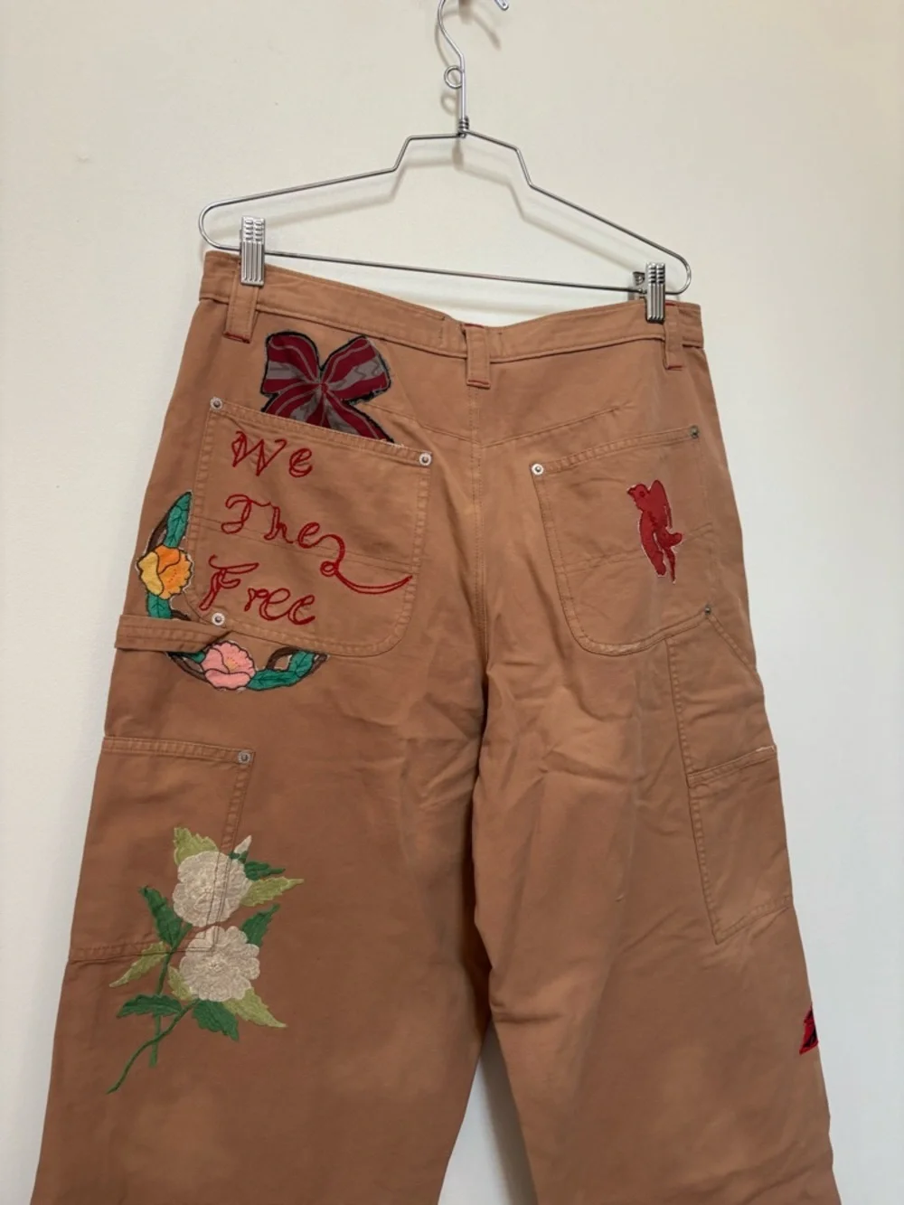 NWOT Free People We The Free Bright Time Craft Pants Size 12